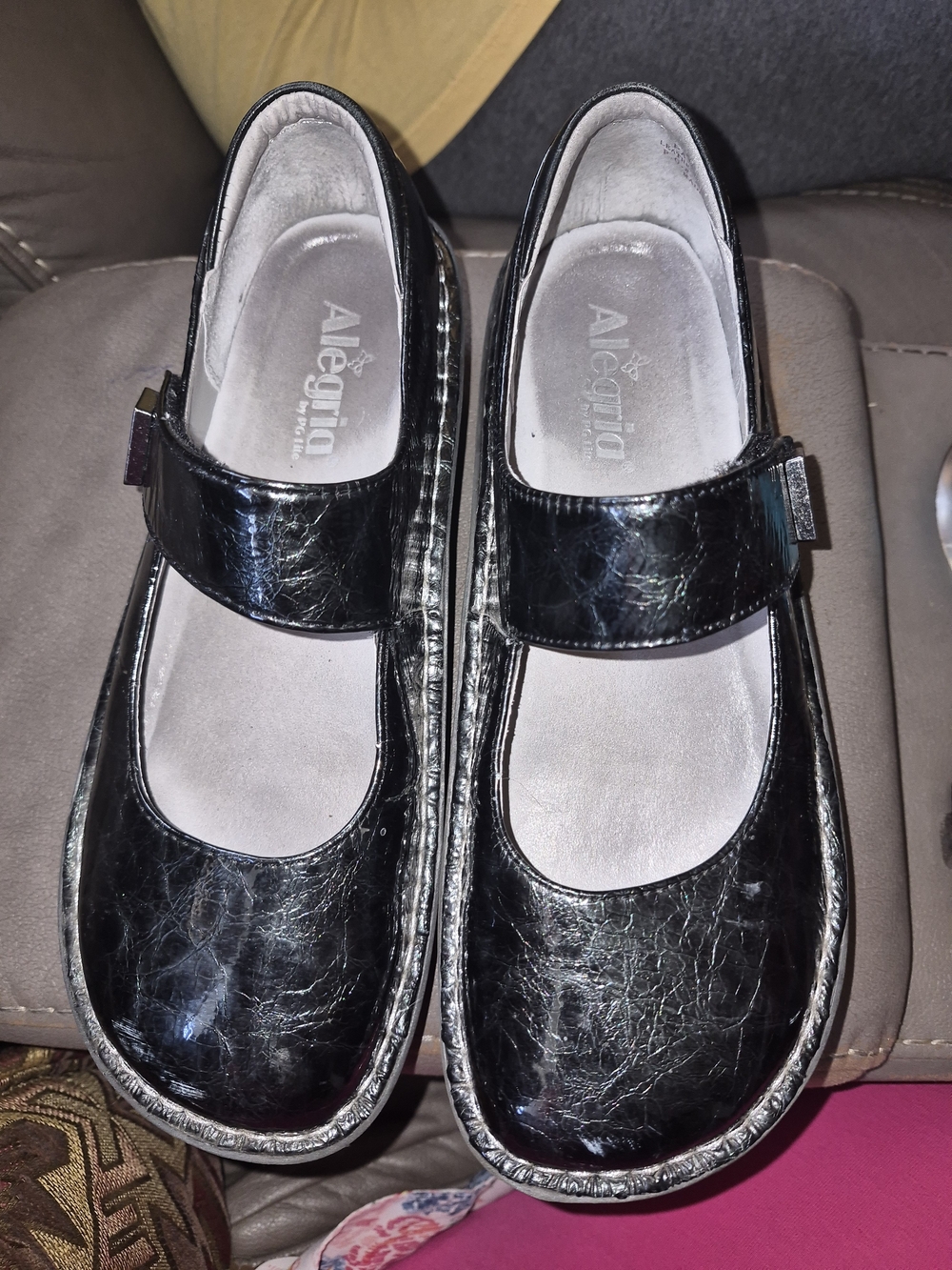 Alegria Black Patent Mary Jane Kids Shoes
